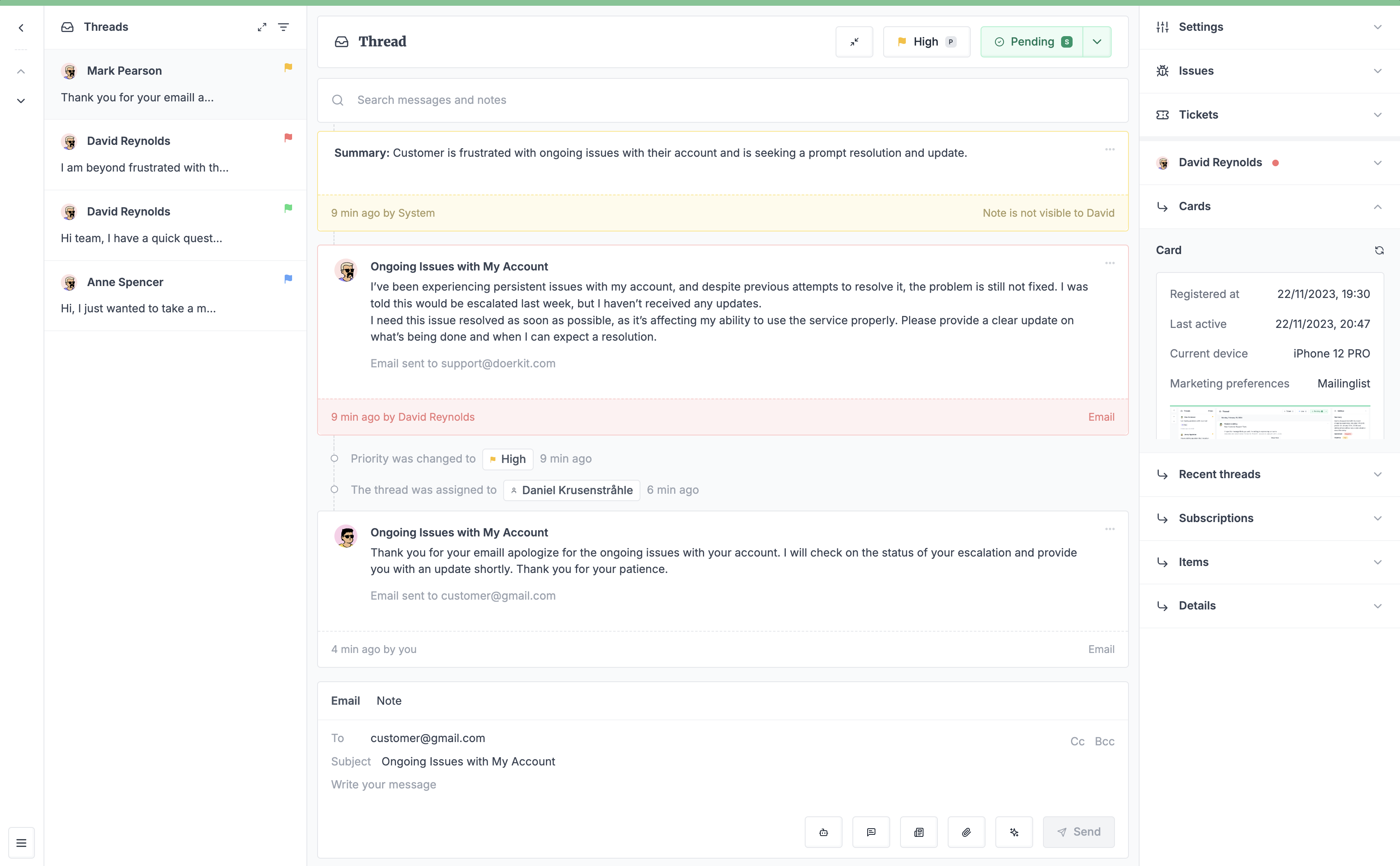 Doerchat screenshot